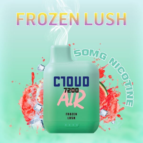 Cloud Air 7200 Puffs | Mesh Coil | Salt Nic 5% | 5 CT Frozen Lush