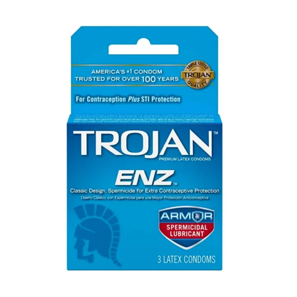 TROJAN ENZ SPERMICIDAL LUBRICAT.