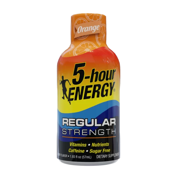 Orange Flavor Regular Strength   5-hour ENERGY Shots