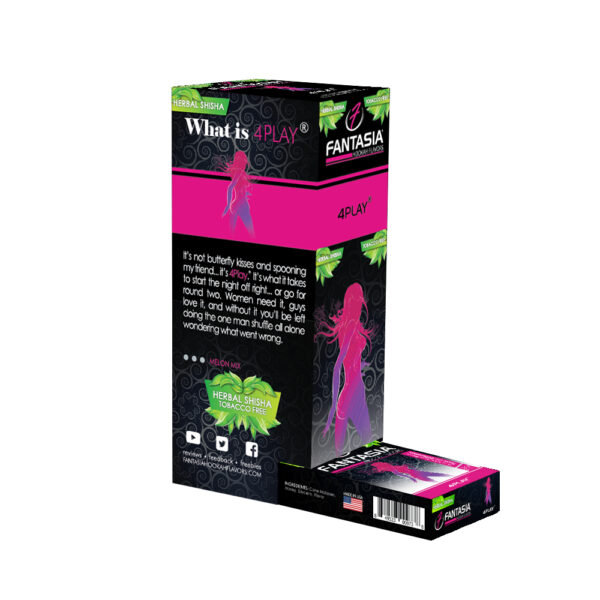 Fantasia Nicotine Free Hookah Shisha 50g Carton (10 Retail Units) 4 PLAY®