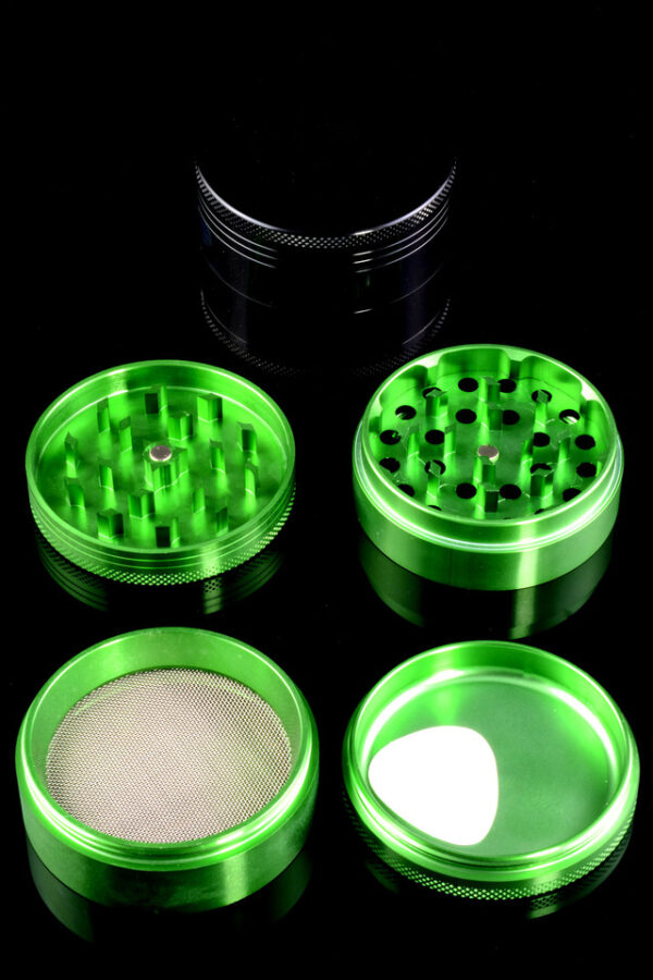 63mm 4 Part Colored Aluminum Grinder - G0306