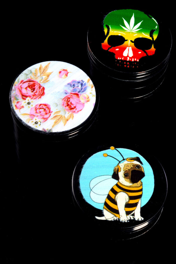 63mm 4 Part Black Aluminum Decal Grinder - G0414