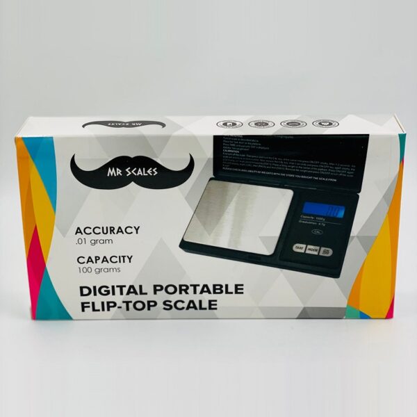 Mr Scales Digital Portable Flip-Top Scale .01g / 100g