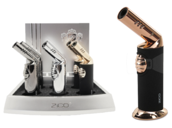ZICO ROTATING HEAD TORCH LIGHTER ZD-37 6CT