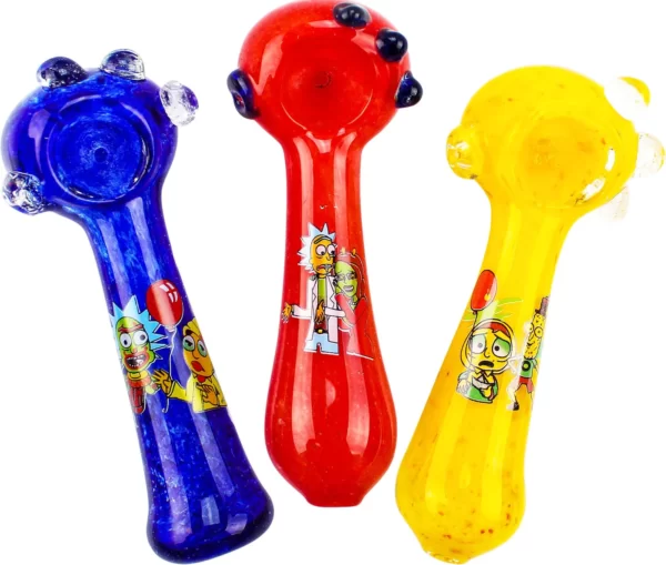 4" Frit Pipe w/ Decal - XQ167