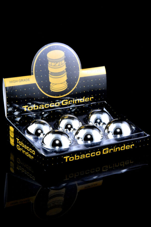 53mm 3 Part Chrome Zinc Alloy Sphere Grinder - G0447