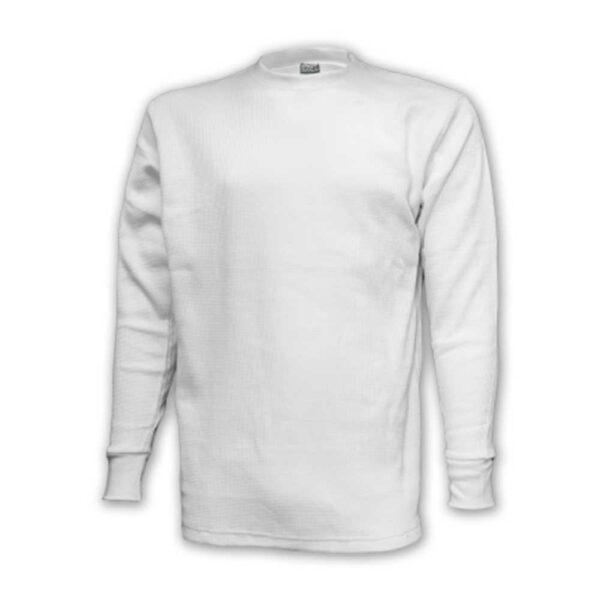 Harlem: Long Sleeve Top: White: 2XL (100% Cotton)