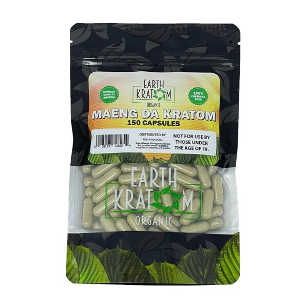 150ct Green Maeng Da Kratom Capsules