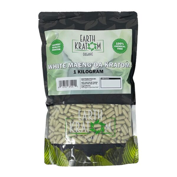 1 Kilo White Maeng Da Kratom Capsules
